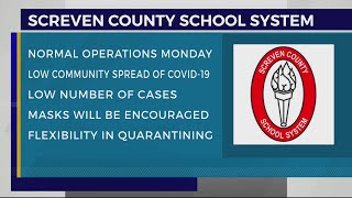 Screven County Schools to return to normal operations [upl. by Ococ]