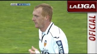 Gol de Jeremy Mathieu 01 en el Getafe CF  Valencia CF  HD [upl. by Erasmus]