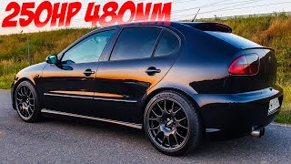 Seat Leon 19 TDI Straight Pipe amp Popcorn limiter with Big Turbo [upl. by Verena]