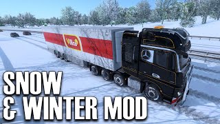 ETS2  How to Install Snow amp Winter Mod  Euro Truck Simulator 2  Frosty Winter 202324 [upl. by Zumstein767]