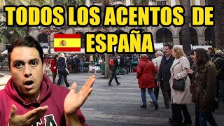 🇲🇽 🇪🇸 reaccion😮 quotTODOS LOS ACENTOS DE ESPAÑAquot🤔 mexicano reacciona a españa reaccionando [upl. by Fries]