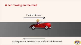 Static and Rolling Friction  Types of Friction I  Physics Educational Video For Kids [upl. by Cornela]