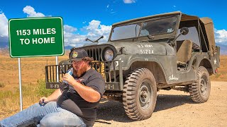 1153 Mile Road Trip in 70 year Old Army Jeep [upl. by Clemente]