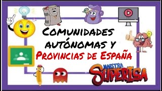 CÓMO APRENDERSE LAS COMUNIDADES AUTÓNOMAS Y LAS PROVINCIAS DE ESPAÑA EN 10 MINUTOS [upl. by Evelunn129]