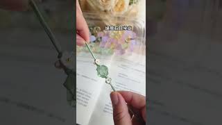 Natural Crystal Luck Bracelet friendshipbracelet knot jewelry 绳结 handmade stonependant diy [upl. by Illak]