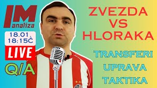 🔴📝Crvena Zvezda  Hloraka  LIVE ANALIZA dan nakon utakmice [upl. by Finnie]