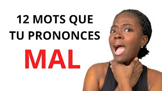 12 Mots que tu prononces Mal en Anglais probablement [upl. by Georgy]