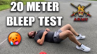 20 Meter Bleep Test  British Army Fitness Assessment  Tips on how to pass [upl. by Eeloj]