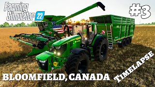 Canola Harvesting with John Deere S600  Bloomfield Canada  Farming simulator 22  EP3 [upl. by Bajaj]