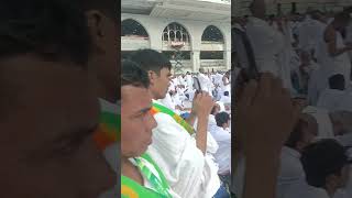 Azan ashar di Masjidil Haram saat pertama kali menginjakkan kaki di depan Kabah😭😭 [upl. by Nerot]