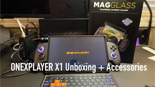 ONEXPLAYER X1 Unboxing with Accessories [upl. by Anida912]