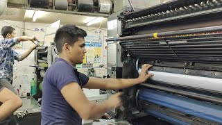 Large Size Printing Process by Heidelberg SORD Printing Machine [upl. by Nauqes]