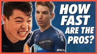 How FAST Are Pro Cyclists Average Joe Vs Pro [upl. by Frech]