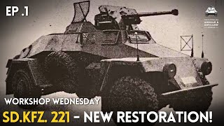 WORKSHOP WEDNESDAY Restoring the ONLY SdKfz 221 Light Armoured Car in the world [upl. by Gosnell217]