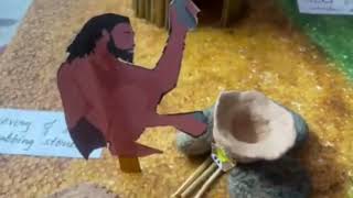 Mesolithic or Middle stone age modelhistory Science exhibitioncave manyoutubevideosearlyhuman [upl. by Marita]