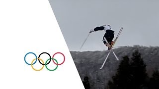 Johnny Moseley USA Moguls Qualification Highlights  Nagano 1988 Winter Olympics [upl. by Melessa]