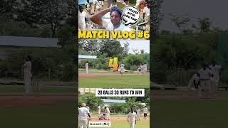 I Played Match After Long Time  30 To Win of 28 balls in slow pitch  Nothing But Cricket Vlogs [upl. by Eidassac]