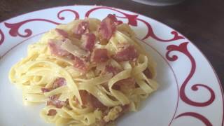 LittleItalyon  Recette pâtes à la carbonara FR [upl. by Fleta441]