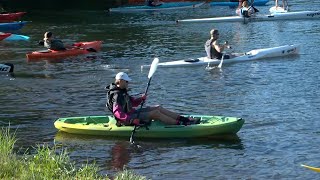 Northwoods Experience Cuyuna OffRoad Triathlon Has Record Participation [upl. by Theadora]