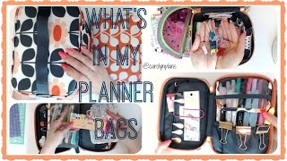 Whats In My Planner Bags  ORLA KIELY TARGET PLANNER SUPPLIES ORGANIZATION [upl. by Arahas682]