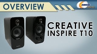 Creative Inspire T10 10 Watts RMS 20 Speaker System Overview  Newegg Lifestyle [upl. by Jemmy209]