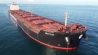 Capesize Bulk Carrier MV Seattle of Diana Shipping [upl. by Jacobina425]