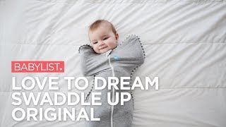 Love to Dream Swaddle UP Original Review  Babylist [upl. by Yelwah]