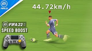 FIFA 22  SPEED BOOST  EXPLOSIVE SPRINT TUTORIAL [upl. by Eserahs]