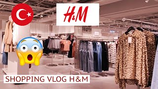 📣 SHOPPING VLOG HampM 💯 Super Promotion 😱 Nouvelle Collection hm shopping vlog turkey [upl. by Naitsabas]