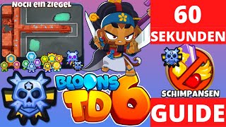 SCHIMPANSEN  NOCH EIN ZIEGEL  Bloons Td6 [upl. by Dasie]