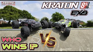 NEW VS OLD ARRMA KRATON 8s EXB RTR WHICH ONE IS THE BEST RC [upl. by Naggem6]