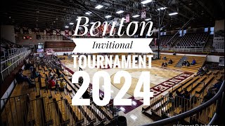 2024 Benton Invitational Tournament Pinckneyville vs Benton [upl. by Nissie]