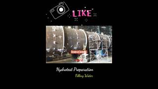 Hydrotest Preparation Shorts PressureVessel trending viral youtubeshorts [upl. by Shanda]