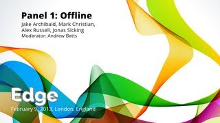 Edge Conference  Panel 1 Offline [upl. by Lathrop]