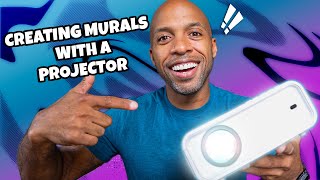 How to create a Mural with a Projector [upl. by Reyam]