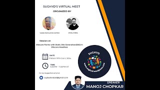 SUGHYD Virtual Meet on 19th July 2024 [upl. by Acey]