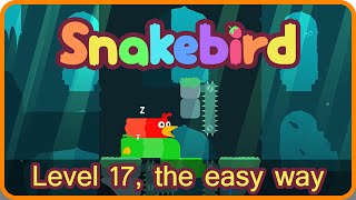 Snakebird Level 17 The Easy Way [upl. by Asiaj795]