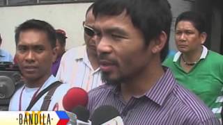 Pacquiao to visit Tacloban despite tax woes [upl. by Lina]