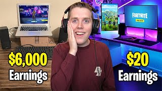 Cheap vs Expensive Gaming Setups Do They Matter In Fortnite [upl. by Odlabso]