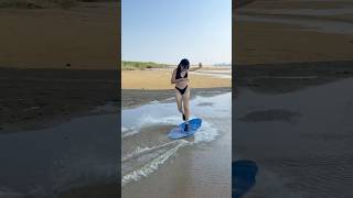 Yukiringo0423 skimboarding snowboard flatlandskimboarding フラットスキム スキムボード マリンスポーツ 夏 アクティビティ [upl. by Abbott]