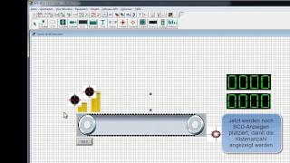 SPSVISU Anlagensimulation virtuelle Inbetriebnahme S7SoftwareSPS [upl. by Seavir772]