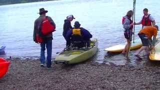 A Fat Guy uses his first paddleboat Hilarity ensues [upl. by Bertsche10]