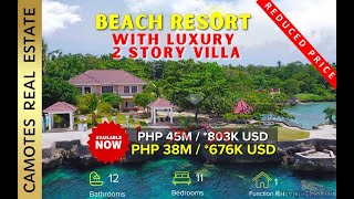 Beach Resort with Luxury 2 Story Villa in Camotes Cebu Philippines [upl. by Leoj]