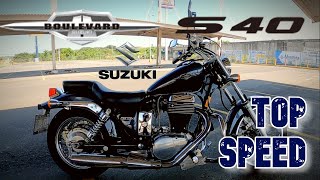 Suzuki boulevard s40 Top Speed moto genial [upl. by Saville]