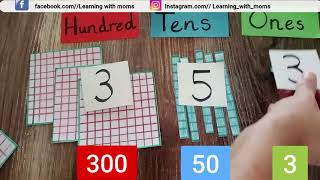 Place Value of HundredsTens and Ones  Grade 1 Ones Tens Hundred lesson for class 1 and 2 ☺👍🏼 [upl. by Gupta]