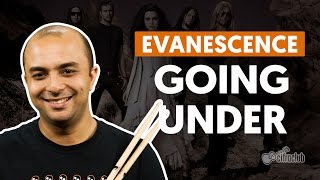 Going Under  Evanescence aula de bateria [upl. by Ader]