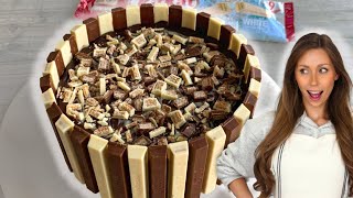 The Best NoBake KitKat Cheesecake Recipe Easy Tutorial [upl. by Oner30]