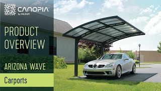 Arizona™ Wave Single Carport Kit  Palram  Canopia [upl. by Mackler]