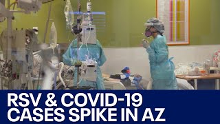 Arizona seeing spike in COVID19 and RSV cases [upl. by Ymia]