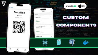React Native amp Golang tutorial  7 Lets create a simple custom UI library [upl. by Ycrem]